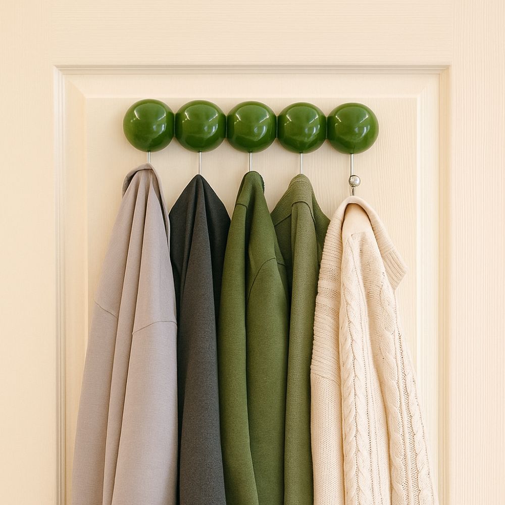 No Marks Suction Cup Hook Removable Clothes Storage Rack Hat Storage Coat Hanger  Entrance Door