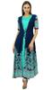 Women 2 Piece Anarkali Designer Kurti With Shrug Printed Rayon Kurta Maxi