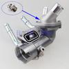 Aluminum Thermostat Housing Engine Coolant Water Pump Outlet fit for Buick LaCrosse Regal Chevy Captiva Impala Malibu 12607291