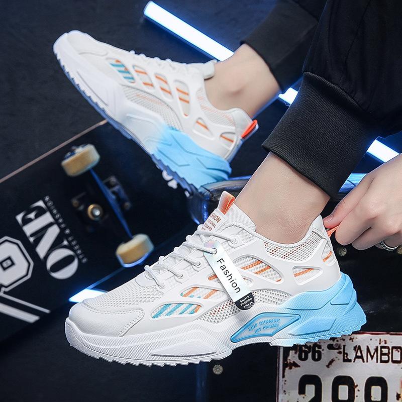 Мужские кроссовки, дышащие кроссовки для мужчин, удобная модная повседневная обувь для ходьбы, мужские теннисные туфли Masculino 2024