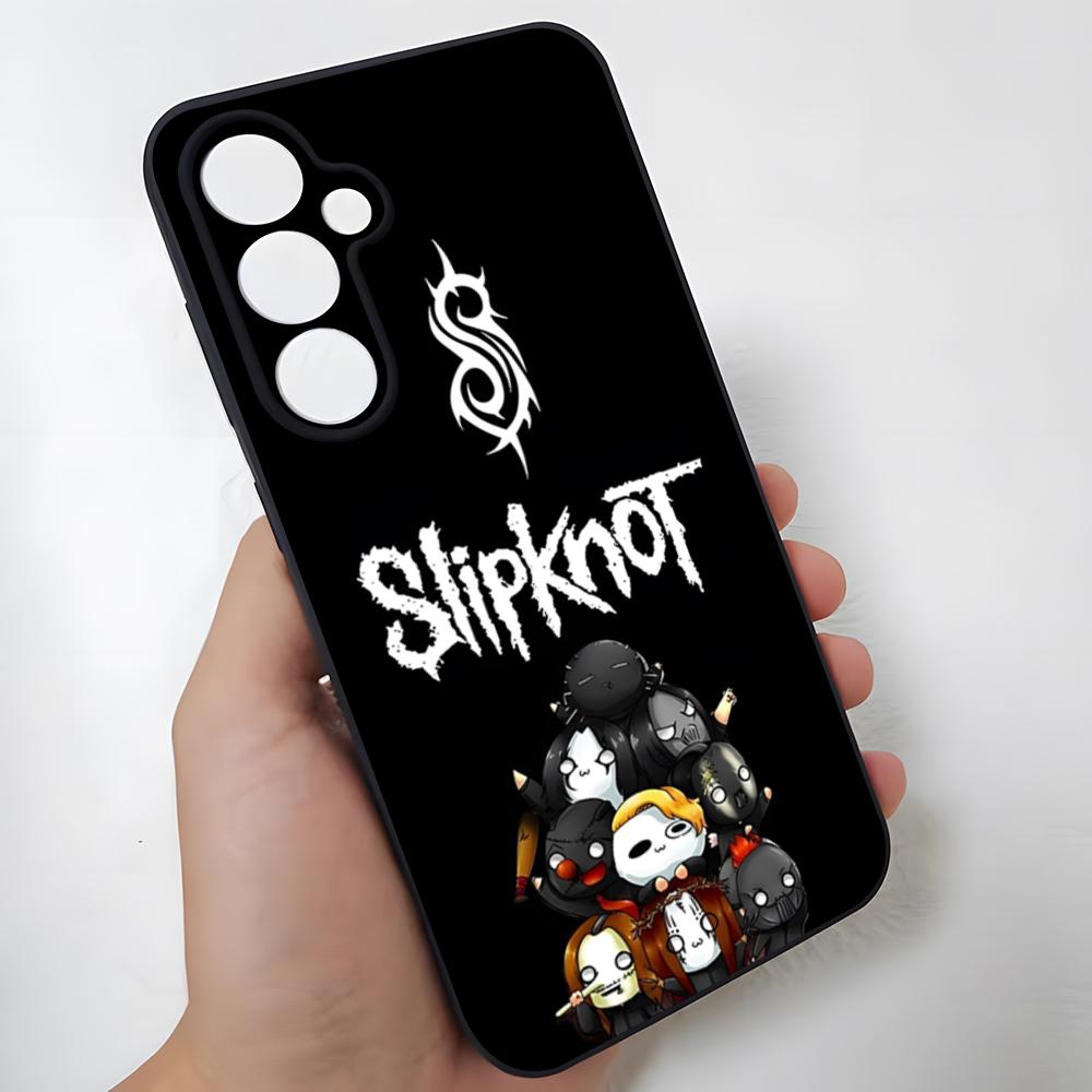 S-Slipknot Popular Band Phone Case For Samsung S26 Ultra S25 Edge Ultra S23 S22 S21 S20 Ultra Plus S24 Fe Glass Cover