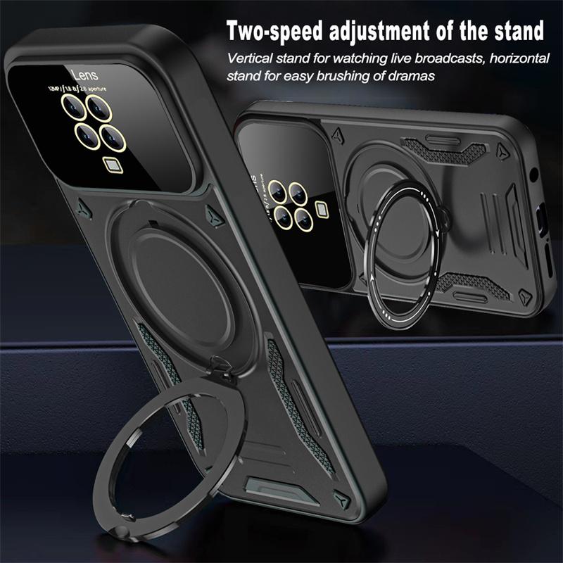 For Xiaomi Redmi Note 9 Pro Case Car Magnetic Holder Armor Cover for Xiaomi Redmi Note 9S Note9 9Pro Camera Protection Coque