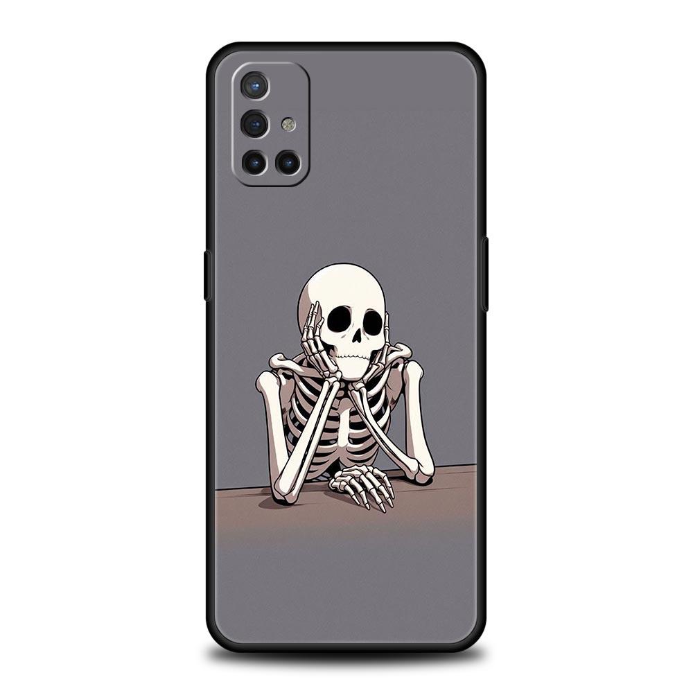 Чехол для телефона для OnePlus 15 13 12 11 10 9 8 7T Pro 13T 13R 12R 10R 9RT 8T Nord 2T CE 2 3 5G Lite Мягкая крышка Жесткая Розовый Фиолетовый Череп