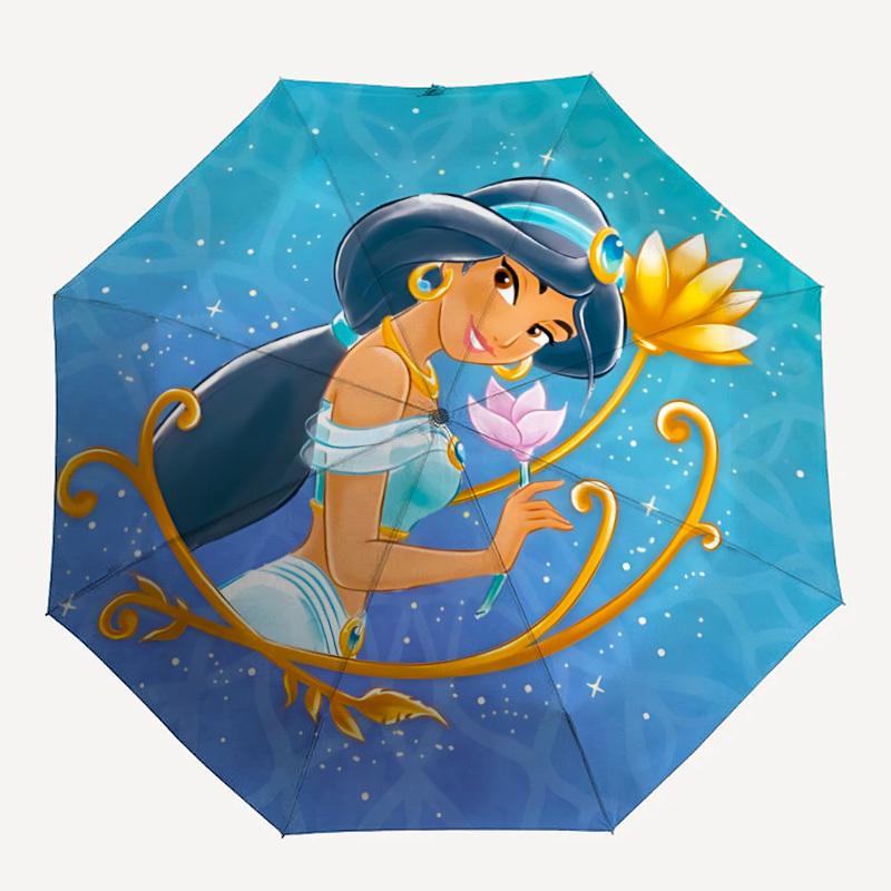1pc Jasmine Automatic Umbrella 8-Bone Design Compact Gear for Outdoor Travel,Perfect Gift for Friends' Birthdays yy250815087