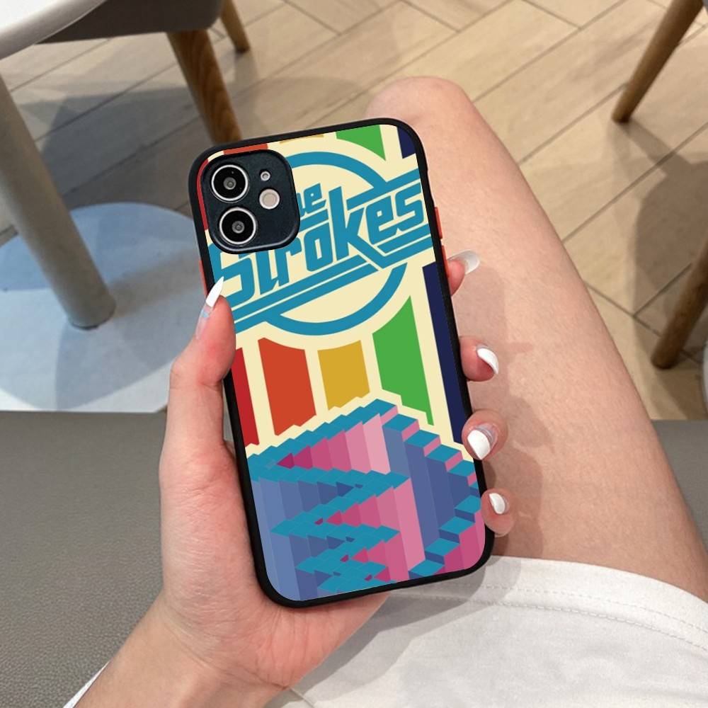 Classic Famous Rock Band The S-strokes Phone Case For IPhone 14 11 12 13 Mini Pro Max Plus X XR XS MAX Translucent Matte Cover