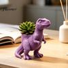 Милый Горшок для Растений Животное 3D Печатный Горшок для Растений Динозавр, Декоративный Цветочный Горшок, Тираннозавр Рекс Креативный Домашний Декор Горшок для Растений для Суккулентов Кактусов
