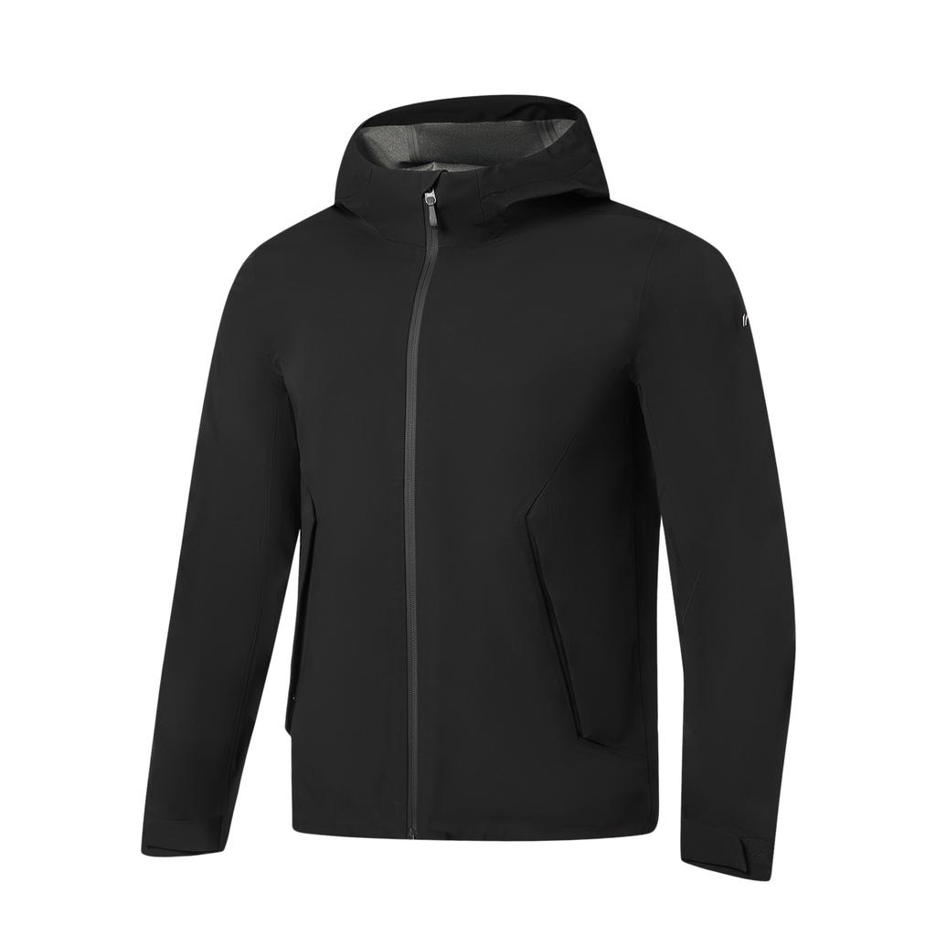 Li Ning однотонная спортивная куртка-толстовка на молнии универсальная мужская куртки AFDWE21-1