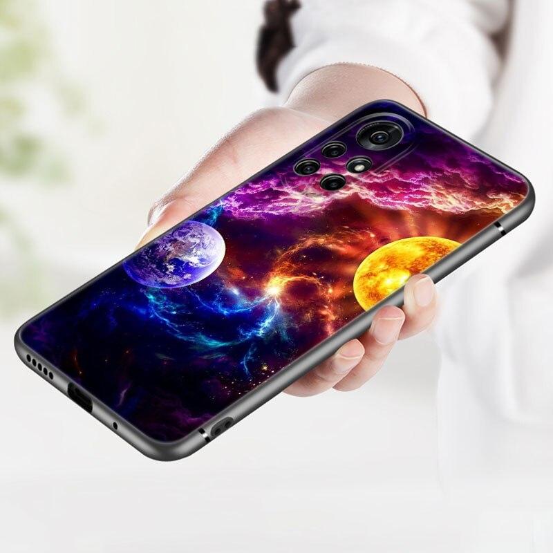 Чехол для телефона Moon Stars Space Astronaut для Huawei Honor 60 50 SE 30S Mate 30 20 10 Lite 40 Nova 9 8 Pro Y60 8i 7i 7SE 5T Premium