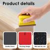 24Pcs Sanding Sponge Assortment Set Multi Grit Reusable Soft Foam Polishing Sanding Pad with Handle Dry Wet Use for Woodworking