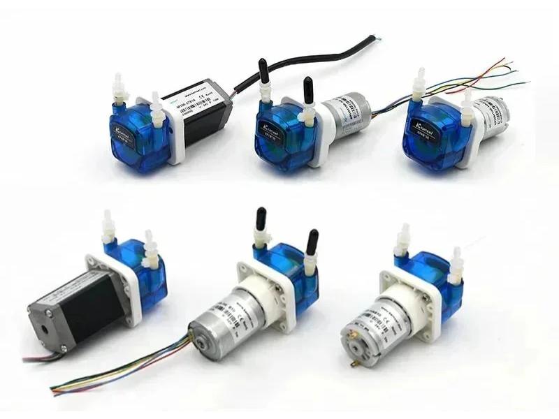 Регулируемый многовольтовый мини-перистальтический насос, 100 мл/мин, низкий уровень шума