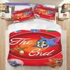 Whimsical Adventure Chocolate Land Bedding (1 * duvet cover + 2 * pillowcase, without core) 2D Flat Duvet cover and pillowcase Christmas birthday gift
