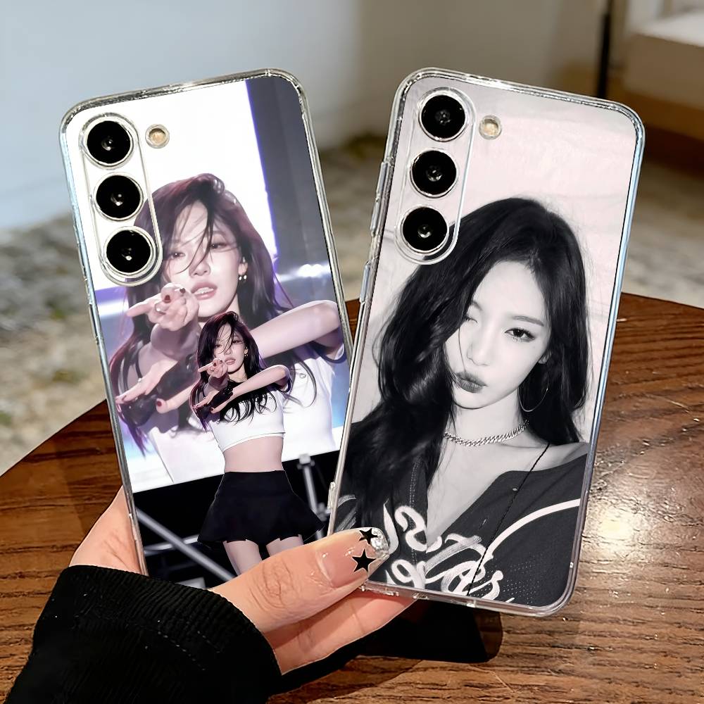 N-Ningning A-AespaS Phone Case For Samsung Galaxy A71,A70,A52,A51,A40,A30 Transparent Cover
