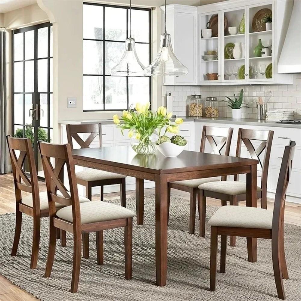 Solid Color Dining Chair Covers Diamond Grid Cushion Covers Chair Seat Cover  For Home  Office