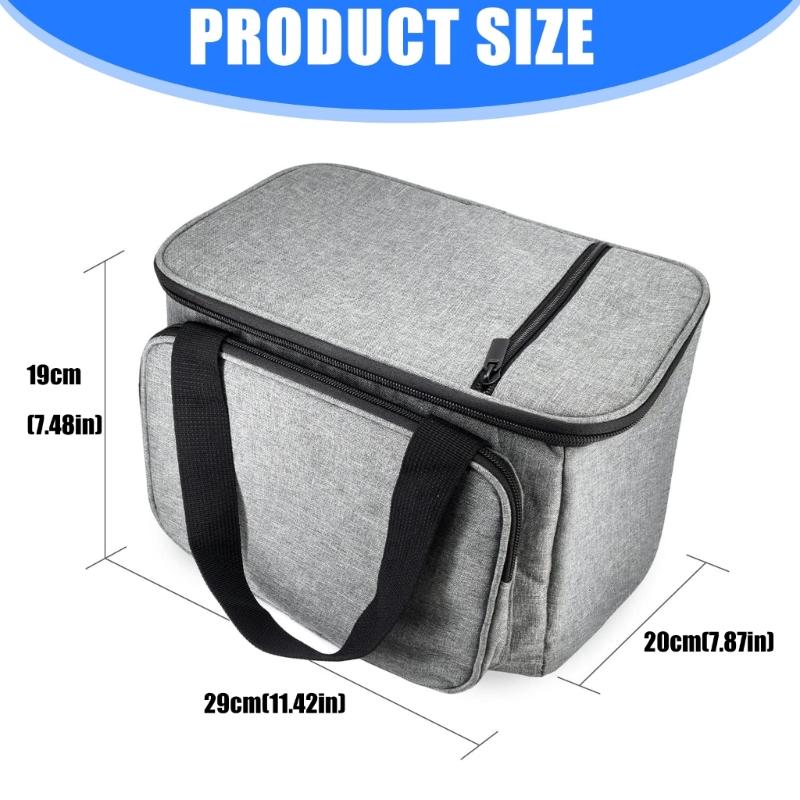 Stylish Travel Storage Bag For Mug Press Machines Craft Supplies Polyester Storage Bag with Removable Padding