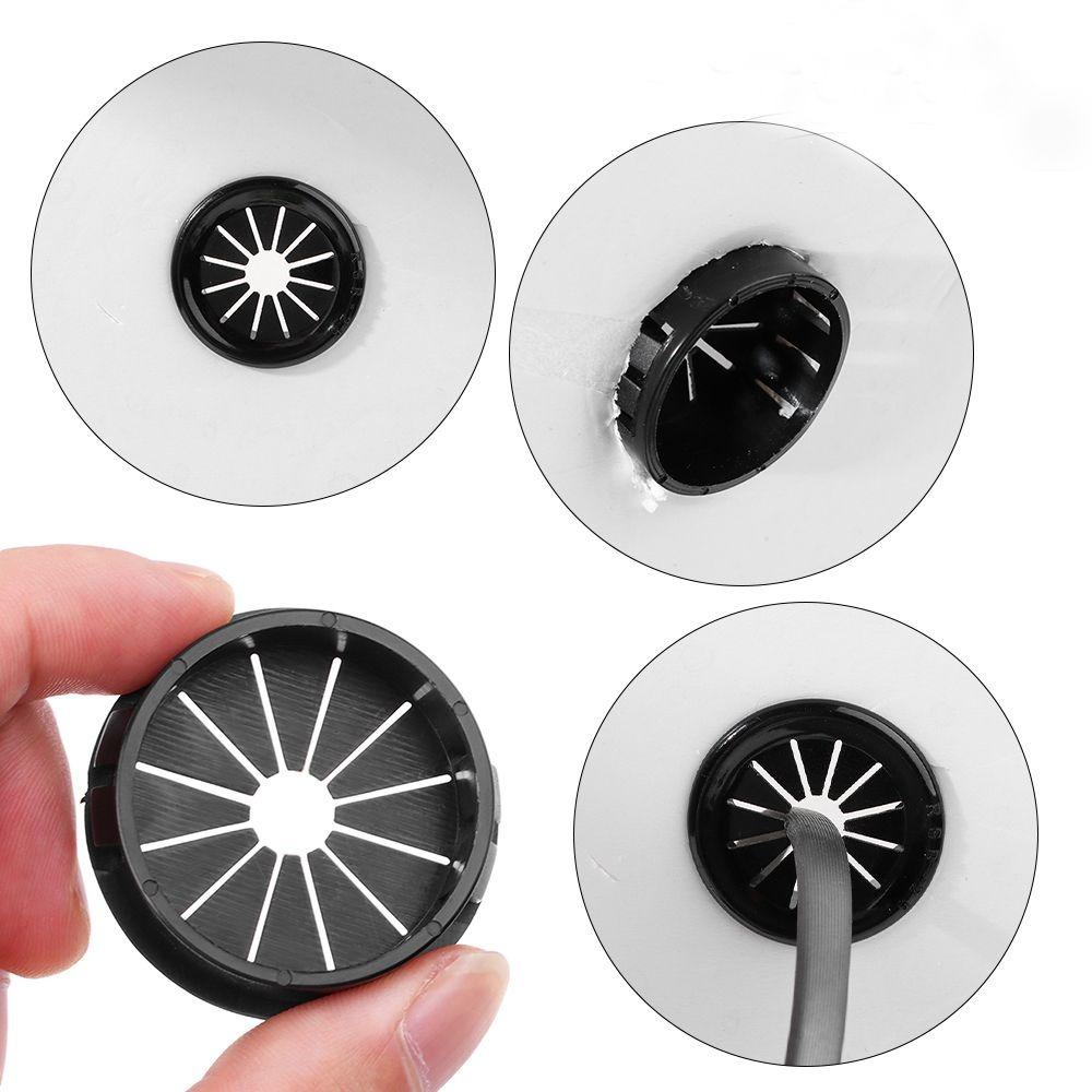 Hole Plug Cable Box Cable Hole Cover Grommets Gasket Storage Wire Organizer Wire Pass Organizer
