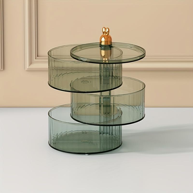 Rotatable Candy Box, Nut Snack Storage Box for Home Living Room, Table Top Jewelry Rotating Storage Box, 2/3/4 Layers Sundries Storage Box