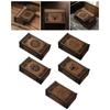 Wood Tarot Card Storage Case Push Pull Tarot Cards Storage Box Portable Card Container Astrologys Trinkets Box Enduring