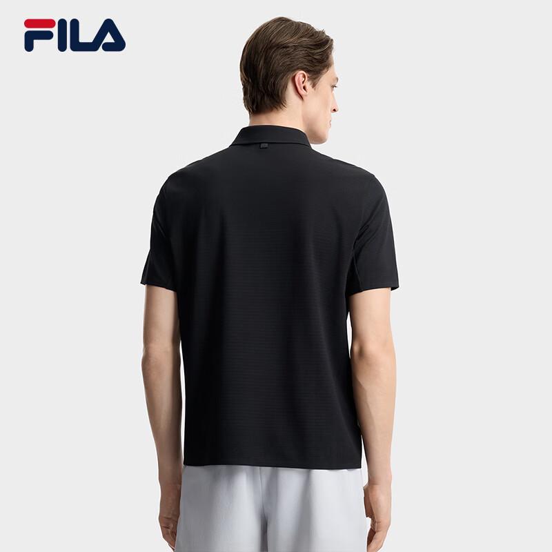 Fila Мужская вязаная футболка-поло с коротким рукавом