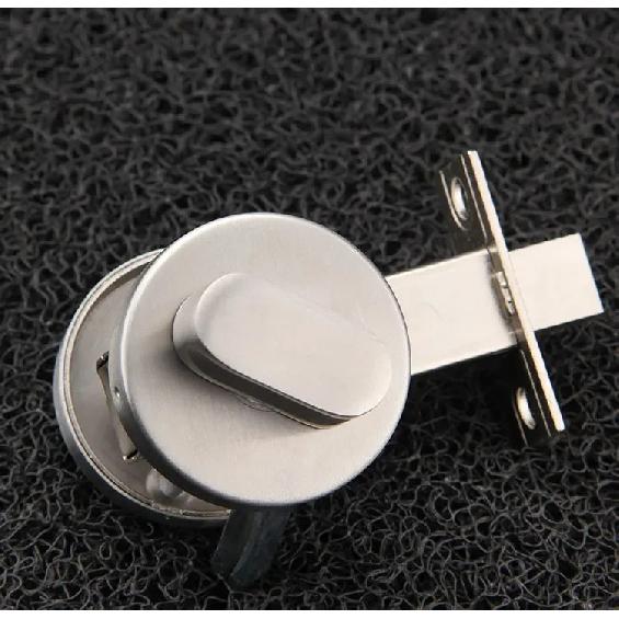 Bathroom Indicator Lock Commercial Keyless Door Lock Universal Barn Door Bolt Stainless Steel WC Toilet Door Lockset Knob