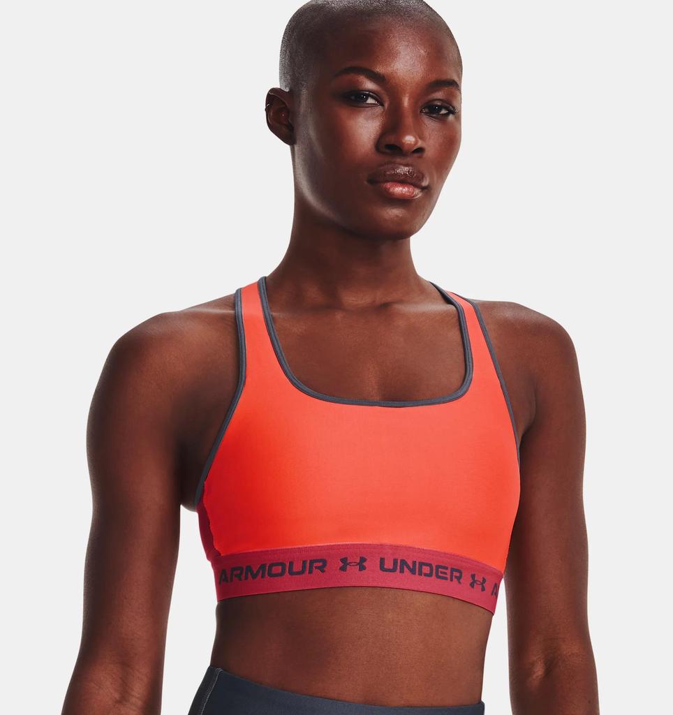 Under Armour Crossback Mid Bra medium support orange