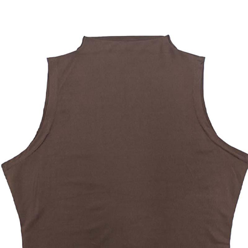 Tooxika Spring And Summer Women's Solid Color Round Neck Sleeveless Strappy Slim Hip Dress