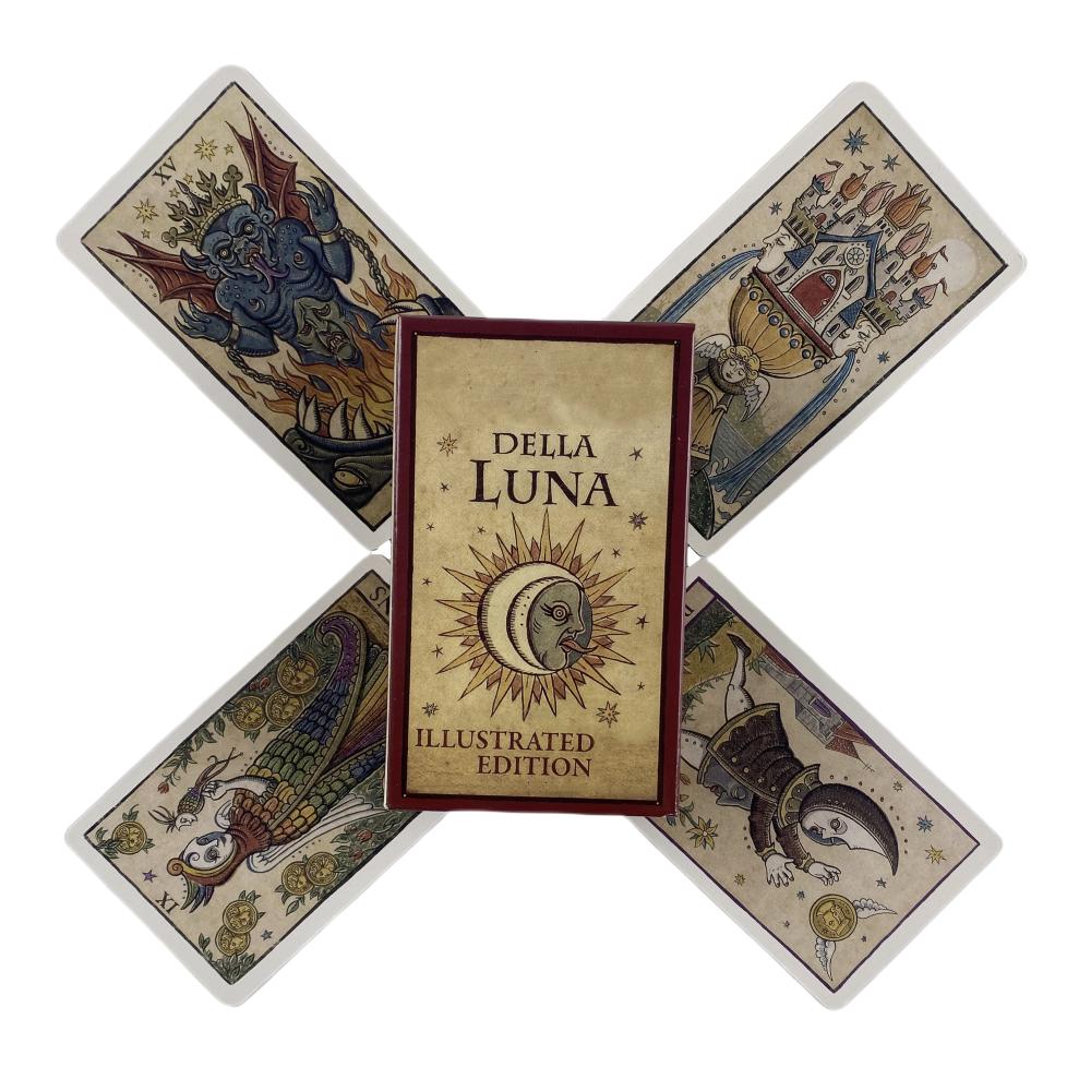 Карты Таро Делла Луна Игра Злая Луна Судьба Видения Гадание Centennial Wisdom Edition Oracke Игральная Доска Колода