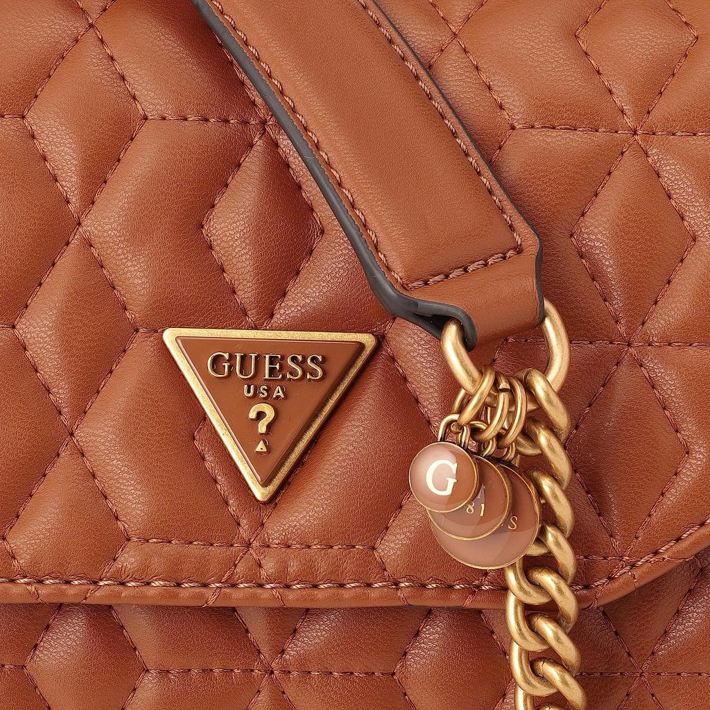 Сумка через плечо QB867721 ELENIA COGNAC [GUESS] Женская [Б/у]