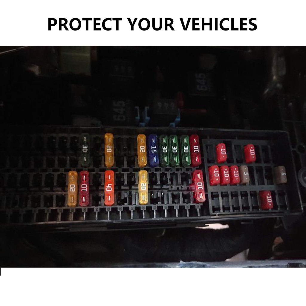 140 Pieces Fuses Automotive - Standard Blade Car Fuse Kit, Auto Fuse Assorted For Marine, RV, Camper, Boat, Truck (1A 2A 3A 5A 7.5A 10A 15A 20A 25A