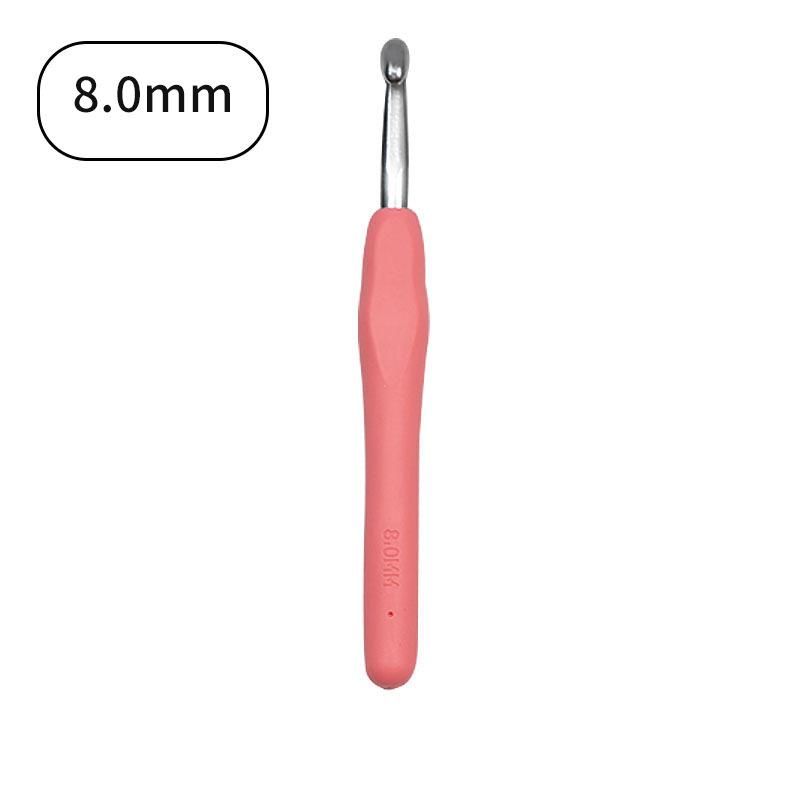 Soft Handle Crochet Hook Set for Sweater Knitting - Handmade Tools for Yarn Crafting