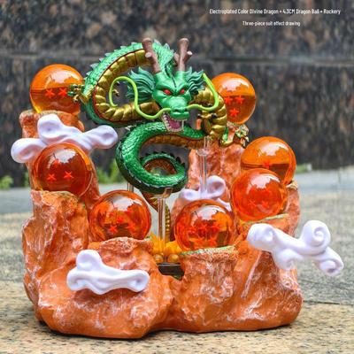 Набор фигурок Шенлона из Dragon Ball с Хрустальным шаром и Основанием для желаний – Бесплатная доставка