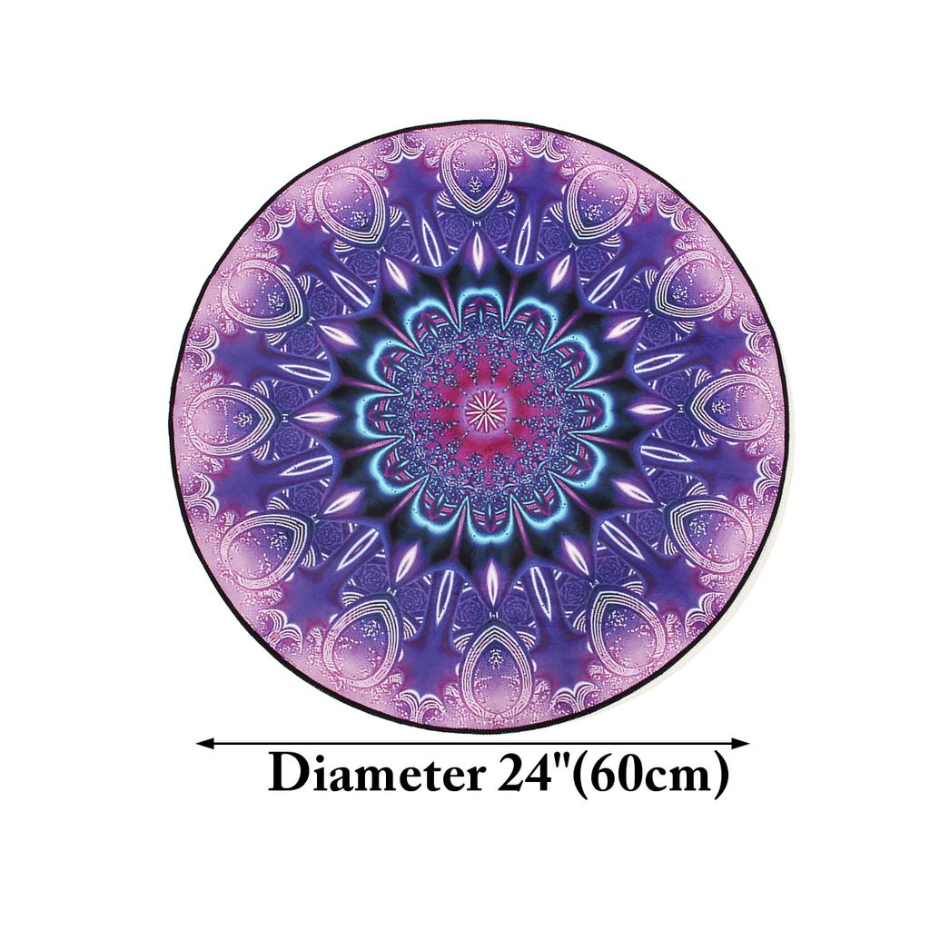 120/100/80/60 см круглый ковер, напольный коврик для йоги, украшение для гостиной, детская спальня, стул, коврики, ковер Мандала, нескользящий
