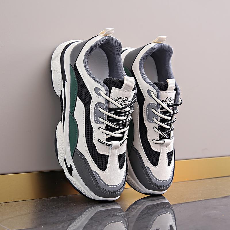 CRLAYDK женские модные массивные кроссовки на шнуровке на платформе повседневные кроссовки для бега и ходьбы удобные дышащие спортивные теннисные туфли для пап