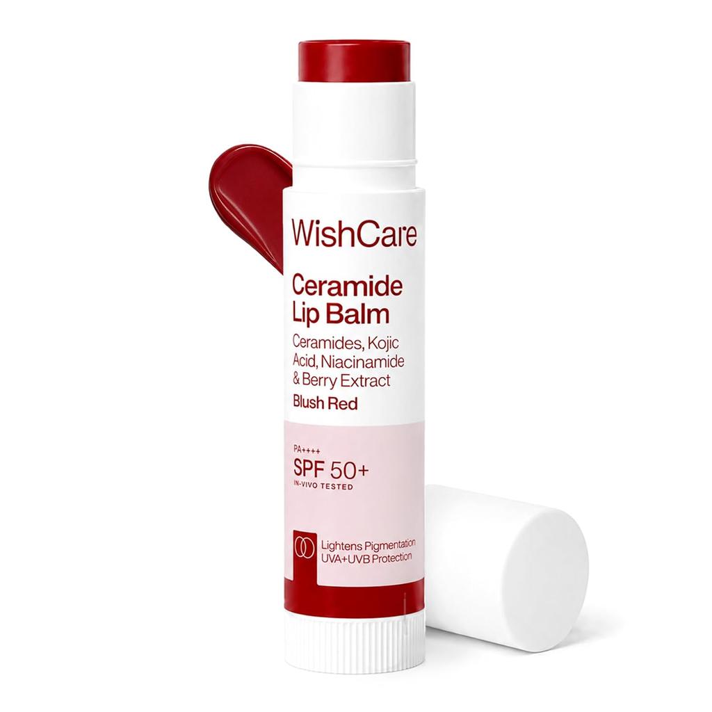 Tinted Lip Balm SPF 50 PA+++ Blush Red with Kojic Acid & Niacinamide 5g