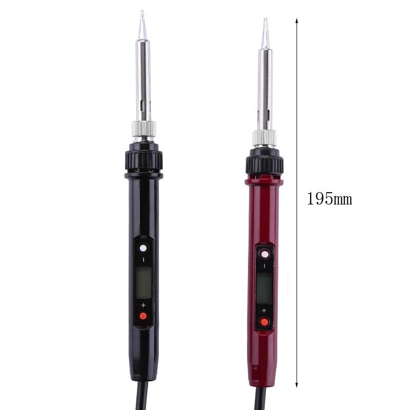 80 Вт ЖК-цифровой дисплей электрический паяльник набор регулируемая температура 220 В быстрый нагрев электронный сварочный набор инструментов для ремонта