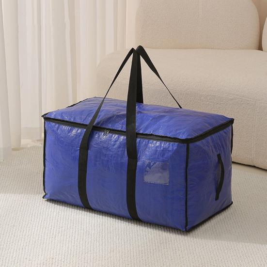 Large Quilt Storage Bag Clear Storage Bin With Lid Reinforced Handles Waterproof