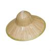 Bamboo Braided Hat Asian for Outdoor Farming Garden Summer