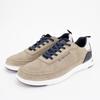 TOM TAILOR Men's Stone Beige Lace-Up Low-Top Sneakers