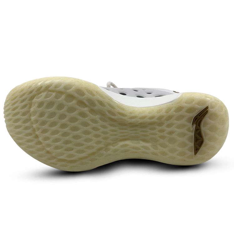 Li Ning Sonic 7 CBA League PE Slip Resistant Durable Low Top Basketball Shoes Men Sneakers White Platinum ABAP033-V