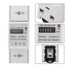 Single Phase Energy Meter, 220V Digital Electricity Meter Easy Installation for Apartments, Rental Houses, Schools
