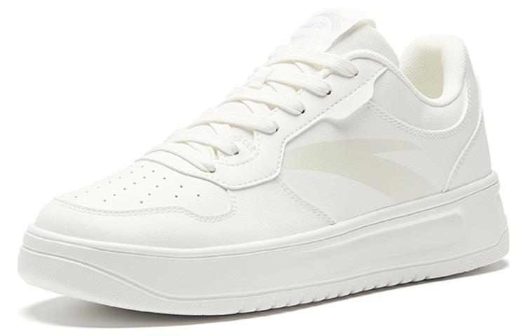 Men's Sneakers Anta Relaxed Comfortable Low top Skateboard Shoes Men's White