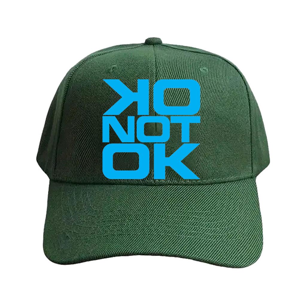 OK not Ok Cap Summer Women Unisex Adult Peaked Hat Fashion Casual Adjustable Printed Baseball Caps Trucker Cap boyfriend