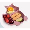 1 Set Silicone Baby Feeding Bowl Tableware Waterproof Spoon Fork Non-Slip Crockery Safe Silicone Dishes for Baby Bowl Baby Plate