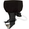 115 - 225 Hp Boat Outboard Motor Engine Cover Dustproof Waterproof Black Universal Trailerable