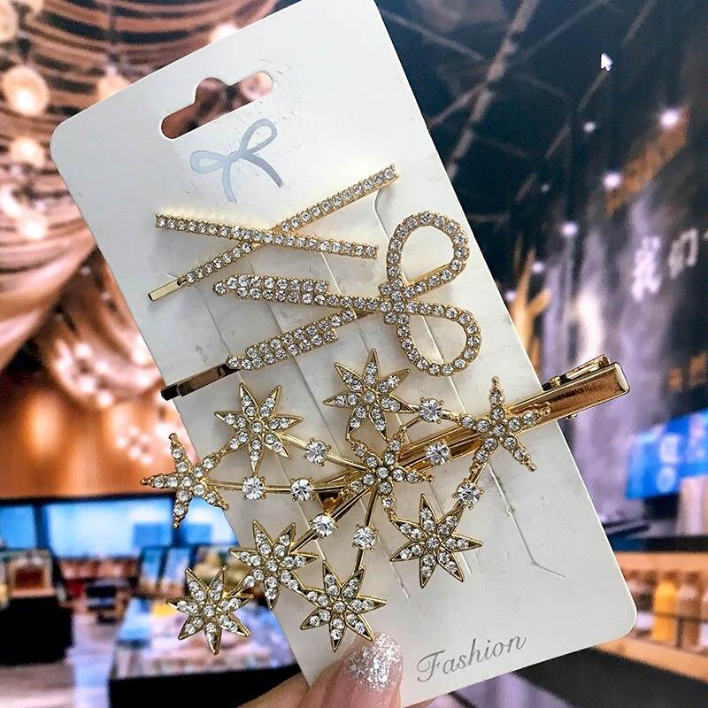 Модная заколка для волос Matel для женщин 2021, заколка для волос с геометрическим рисунком для девочек, заколка для волос с бантом и бабочкой, головные уборы, аксессуары для волос, подарок