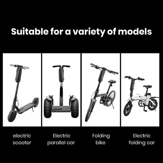 Сумка на руль электрического скутера Нескользящая фиксация Сумка-органайзер для цилиндра большой емкости Передняя сумка для велосипеда с застежкой-ремешком Жесткий корпус из ЭВА для велосипеда