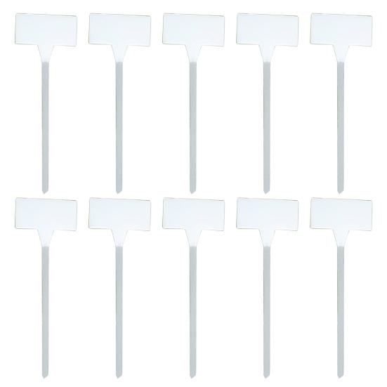 10 шт., этикетка для растений, гладкая поверхность, наконечник, головка цветка, этикетка для растений, садовый маркер, товары для дома