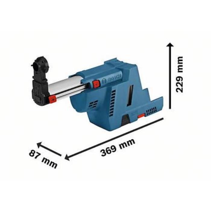 Accessoire d'aspiration Bosch Professional GDE 18V-16 pour GBH 18V-24, GBH18V-26 et GBH 18V-28 - 1600A0051M