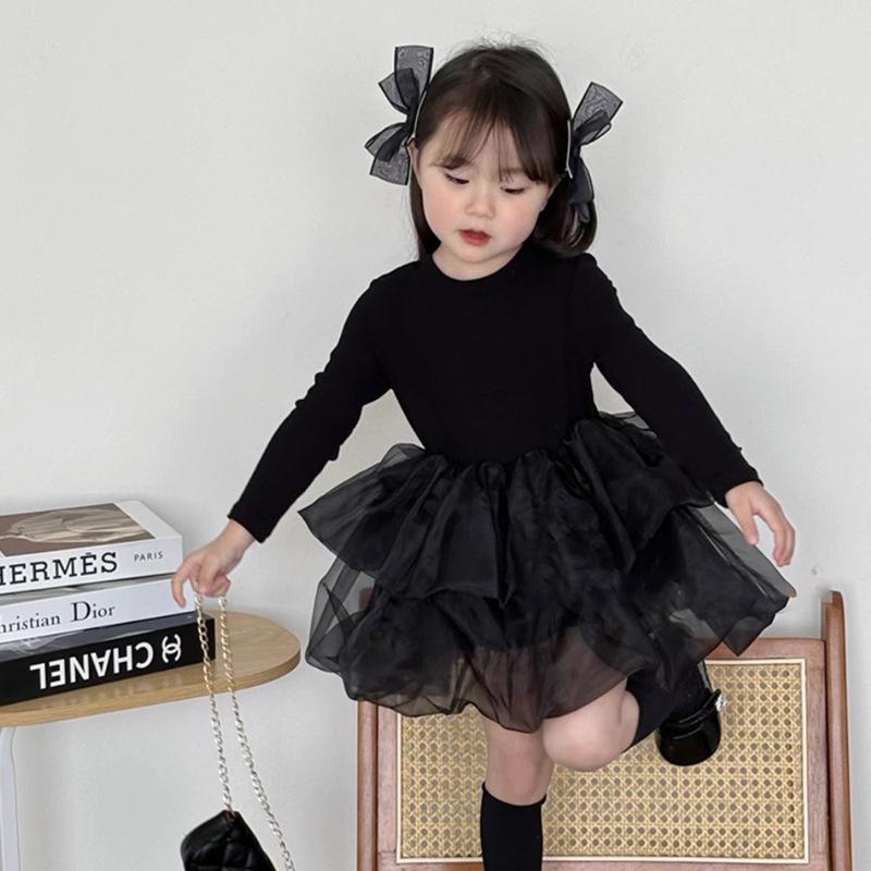2025 New Autumn Princess Dress for Girls: Stylish Early Autumn Wear for Baby Girls
