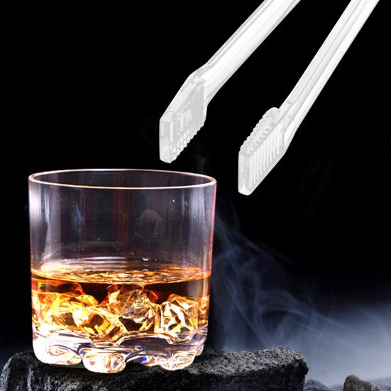 10 шт., пластиковые щипцы для сервировки шведского стола, 10 шт., прозрачные кухонные щипцы, мини-посуда для еды, ледяной салат, печенье для барбекю, 6,3 дюйма, пилообразные дизайнерские щипцы