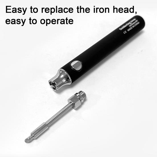 Паяльник с тремя скоростями регулировки, быстрый нагрев, высокая термостойкость, портативная беспроводная зарядка, сварочная ручка, принадлежности для мастерской